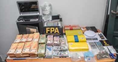 FPA: En Córdoba se incautaron más de 22.000 dosis de cocaína de alta pureza, tres extranjeros detenidos